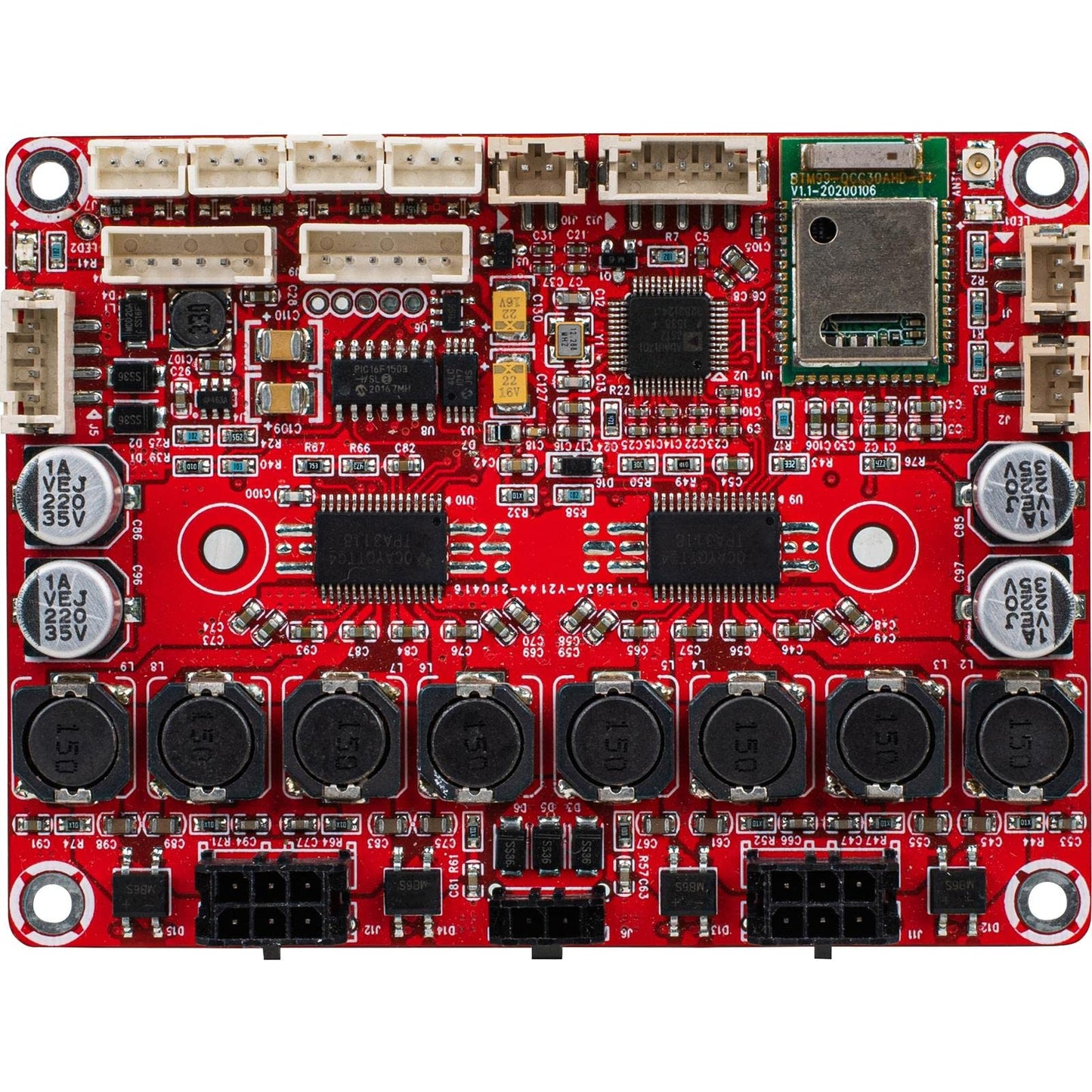Dayton Audio KABD-430 4 x 30 Watt 4 Channel Amplifier Module Board with Bluetooth 5.0 and Built in DSP Digital Signal Processor for DIY Speaker