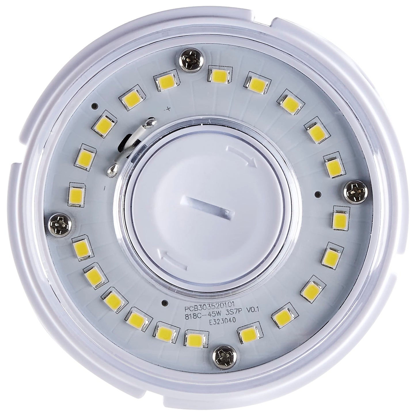 Satco S49738 Corncob LED HID Light Bulb, Medium Base, 45W, 35000 Hour Rating, 6165L, Cool White