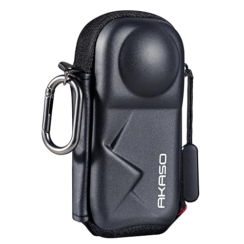 AKASO 360 Camera Carrying Case, Portable Small Storage Bag, Hard Shell Travel Protector Cover