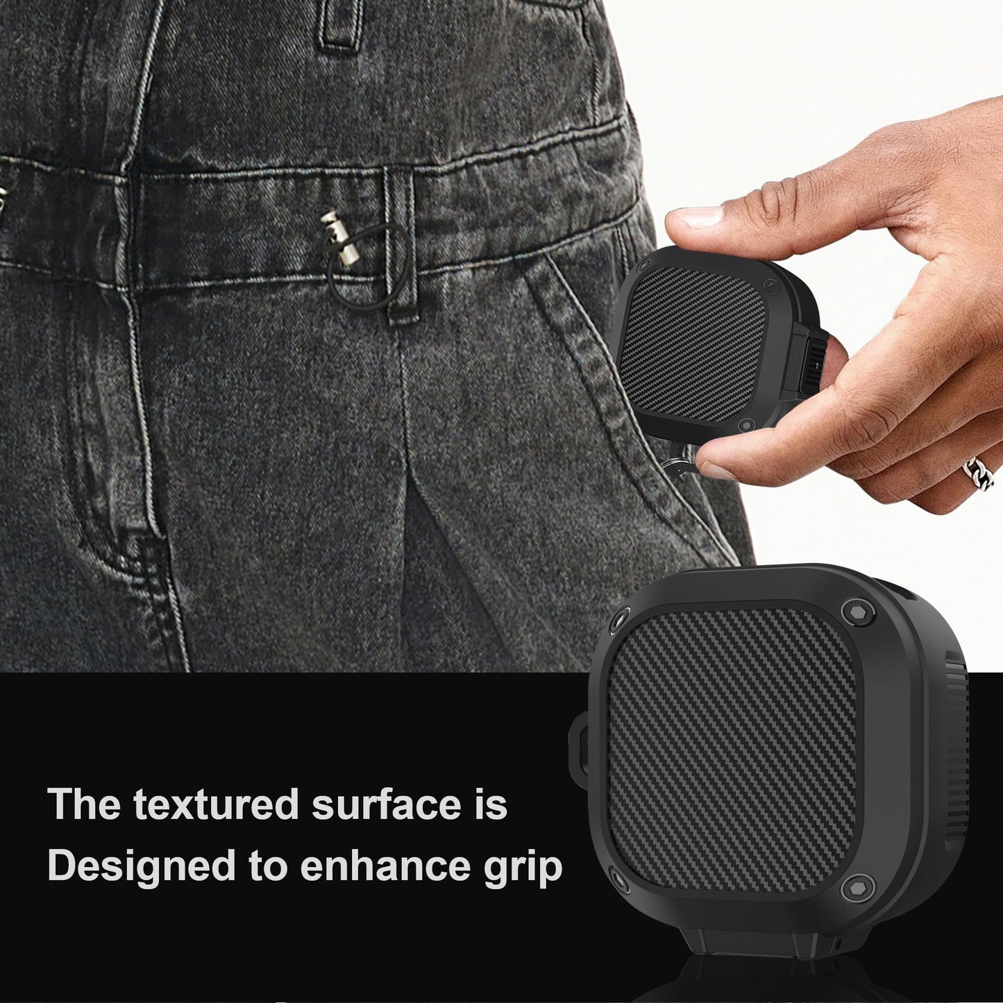 Shockproof Protective Case Compatible with Samsung Galaxy Buds 2 Pro/Buds Pro/Buds 2 / Buds Live/Buds FE, Full Protection Case Cover with Safety Lock