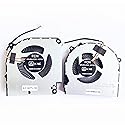 Fleshy Leaf CPU+GPU Cooling Fan Replacement for Hasee G7-CT5NA G7-CT7NA Z8-CT7NA Z8-CT7NT Z8-CR7N1 6-31-NH5C2-100 6-31-NH77L-100 DFS5M325063B1N FLHJ