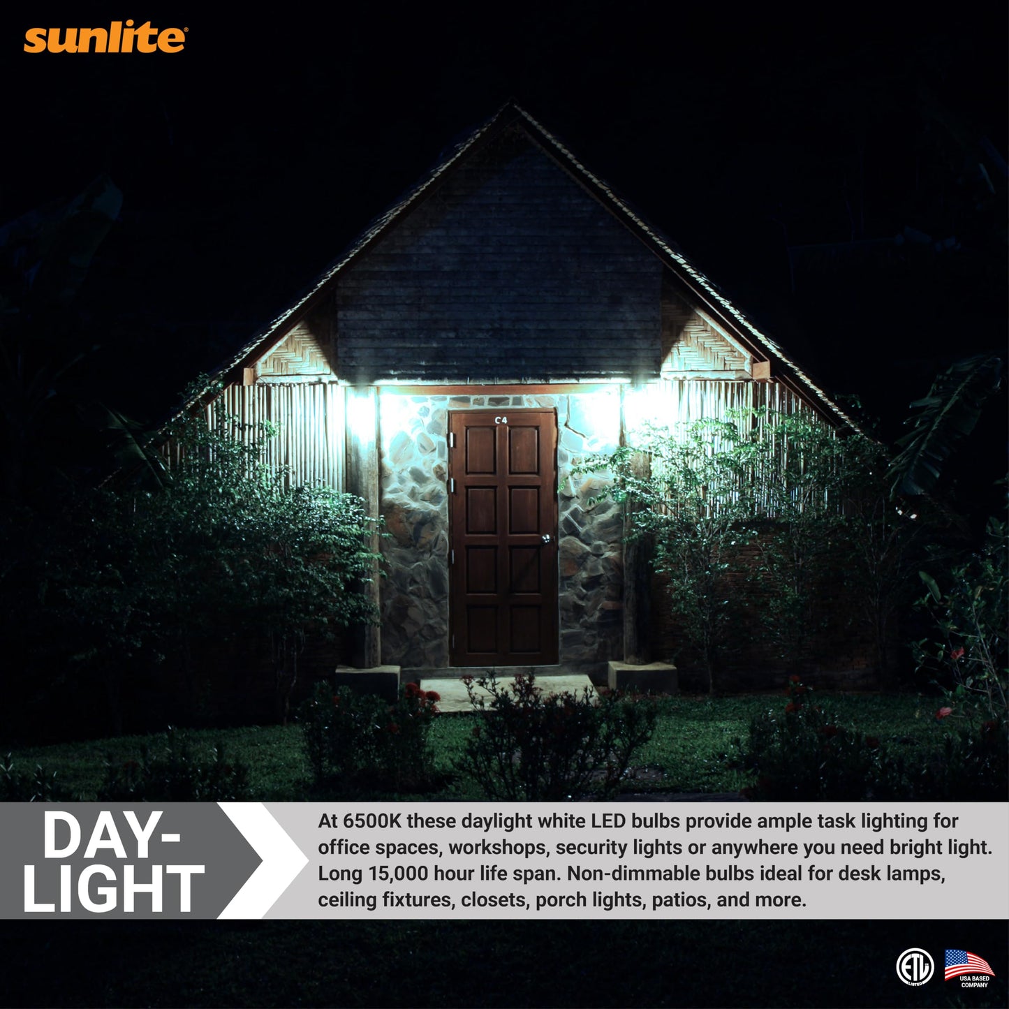 Sunlite 40369 LED A19 Household Light Bulbs, 9 Watts (60W Equivalent), 800 Lumens, Medium Base (E26), Non-Dimmable, 200 Degree Beam Angle, ETL Listed