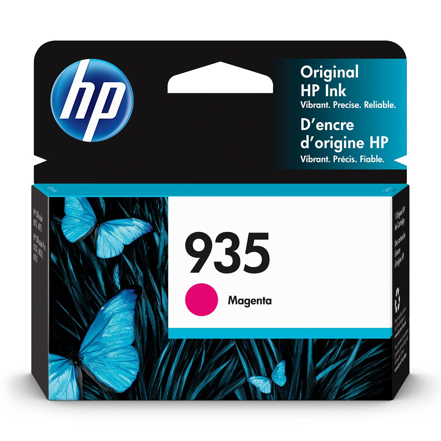 HP Original 935 Magenta Ink Cartridge | Works OfficeJet 6810; OfficeJet Pro 6230, 6830 Series | C2P21AN