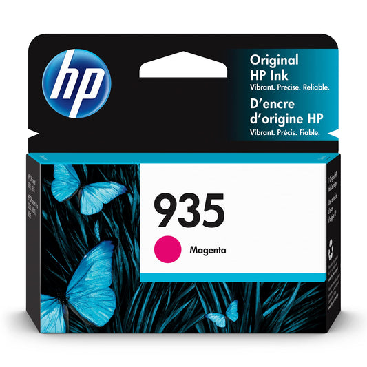 HP Original 935 Magenta Ink Cartridge | Works OfficeJet 6810; OfficeJet Pro 6230, 6830 Series | C2P21AN