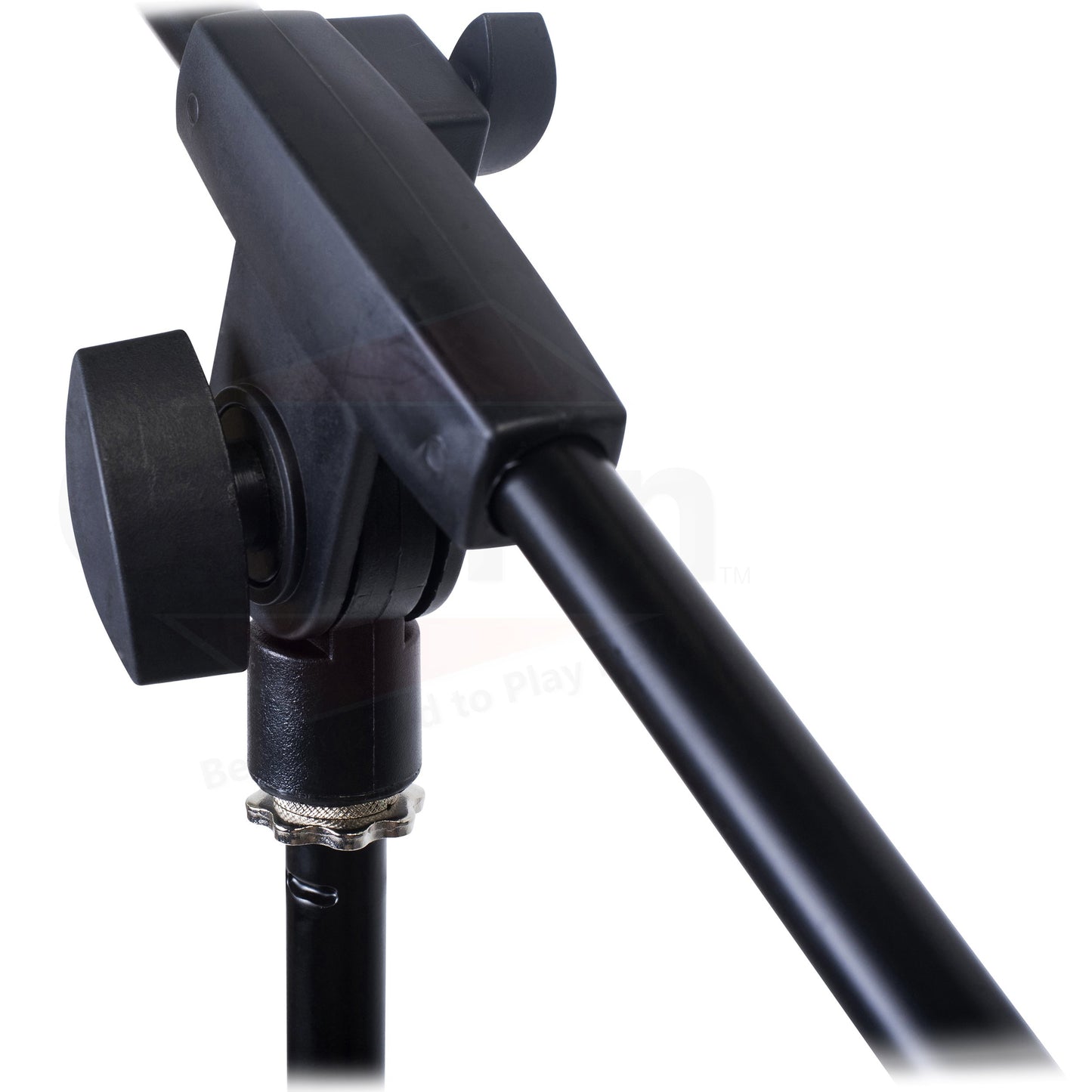 GRIFFIN 2 Pack Mic Boom Stands (StageLOCK Series) with Cardioid Microphones, XLR Cables & Clips - Telescoping Arm, Tripod Mount - Studio, Karaoke