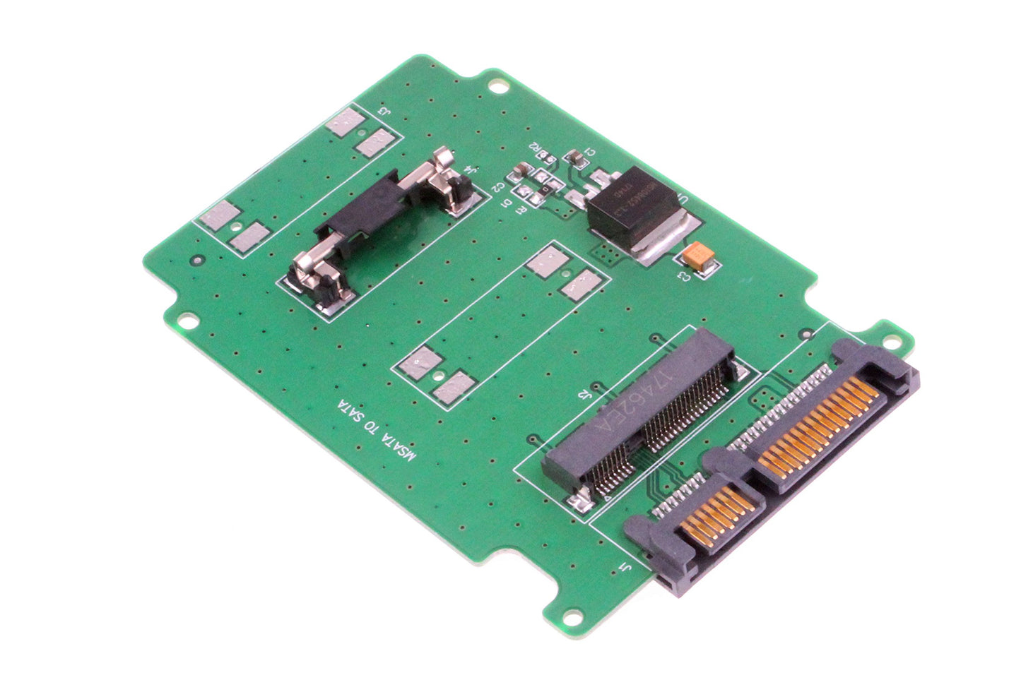 NOYITO mSATA to SATA 3.0 Adapter Converter Card 50mm mSATA SSD to 2.5” SATA SSD 15+7 Pin Adapter