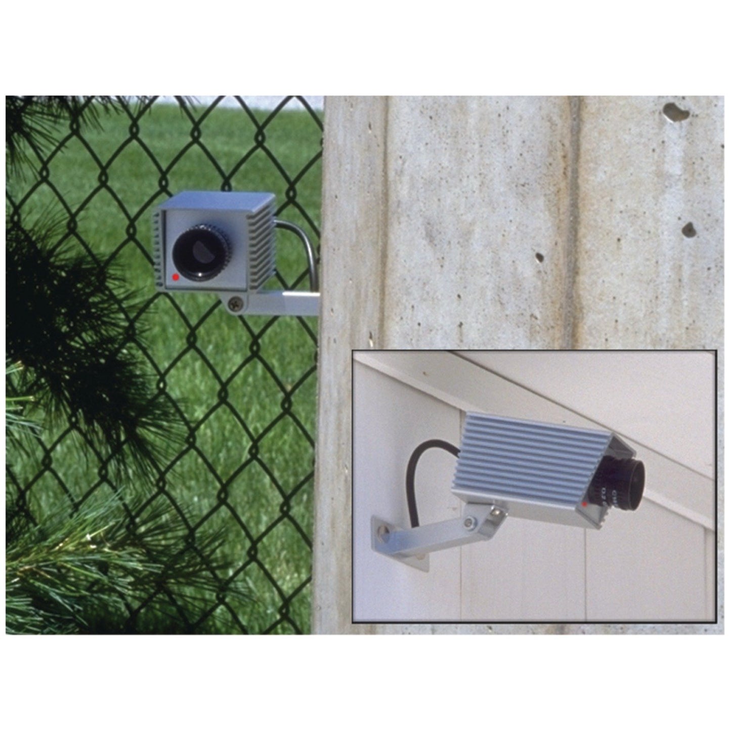 P3 P8315 Dummy Camera with LED (White)