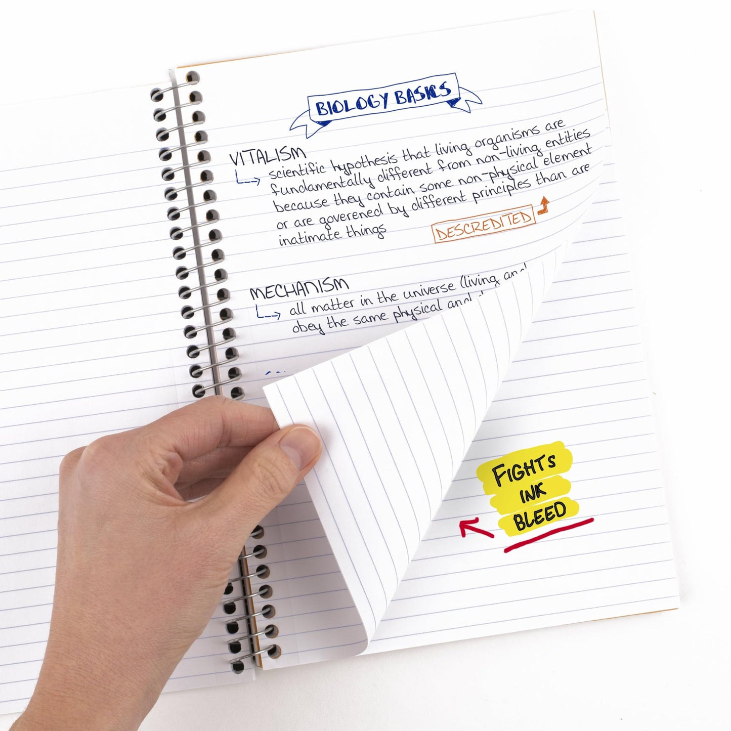 Five Star Spiral Notebook, 2 Subject, College Ruled Paper, 6" x 9-1/2", 80 Sheets, Fights Ink Bleed, Water Resistant Cover, Gray (840029AA3-ECM)