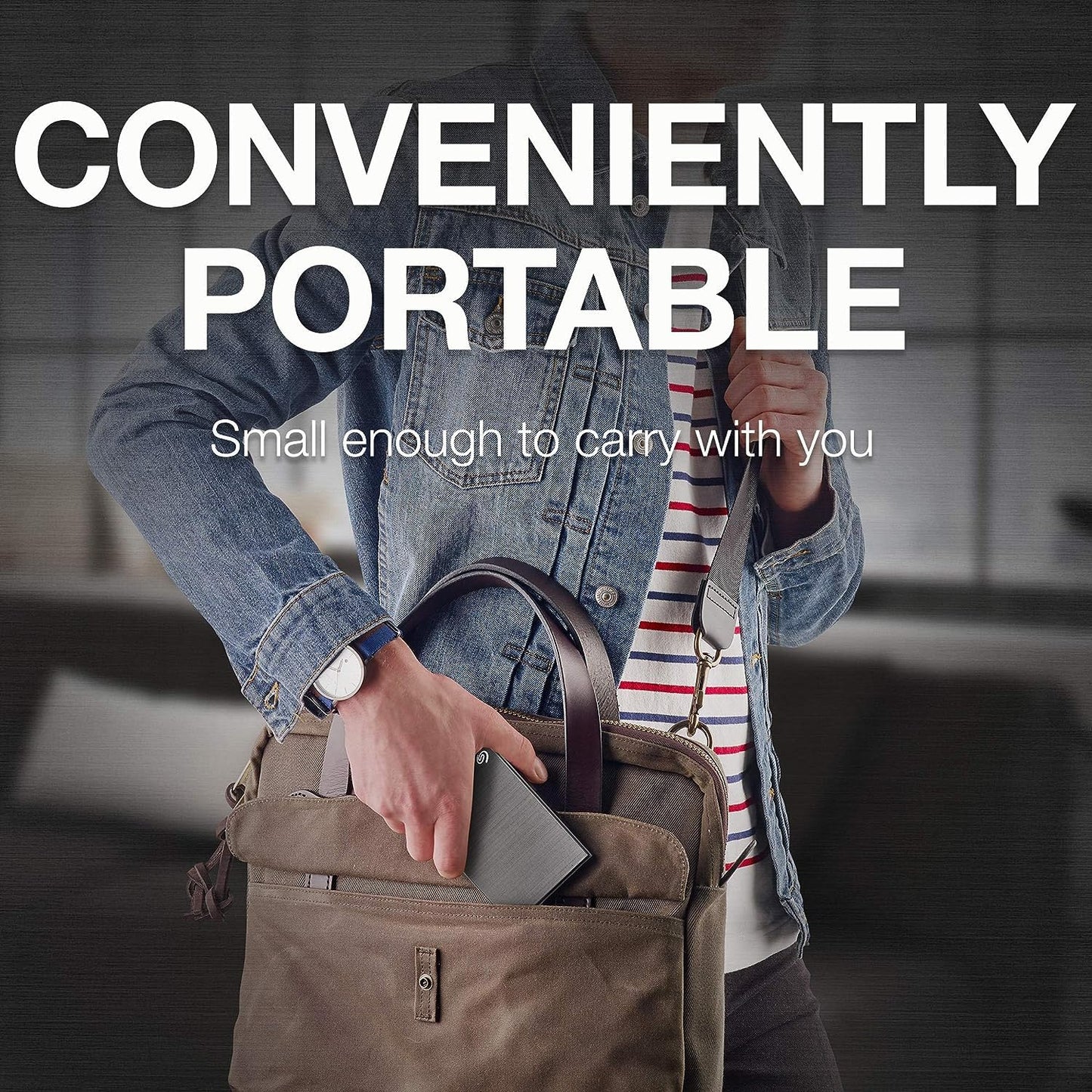 Seagate One Touch, 5TB, Password Activated Hardware encryption, Portable External Hard Drive, Portable External Hard Drive, PC, Notebook & Mac, USB