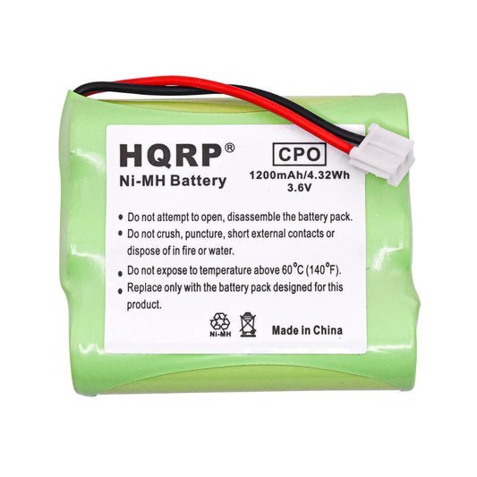 HQRP Phone Battery Compatible with Motorola MA351, MA352, MA361, MA362, MA550, MA560, MA580, SANIK 3SN-AA60-S-J1 Cordless Telephone
