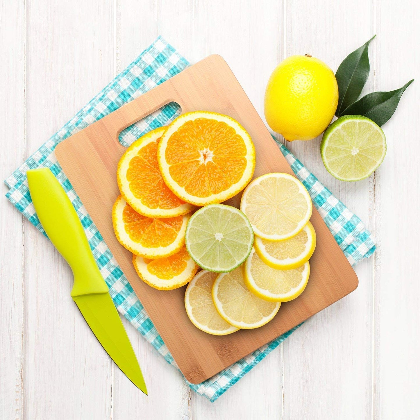 Bamboo Cutting Boards for Kitchen [Set of 3] Wood Cutting Board for Chopping Meat, Vegetables, Fruits, Cheese, Knife Friendly Serving Tray…