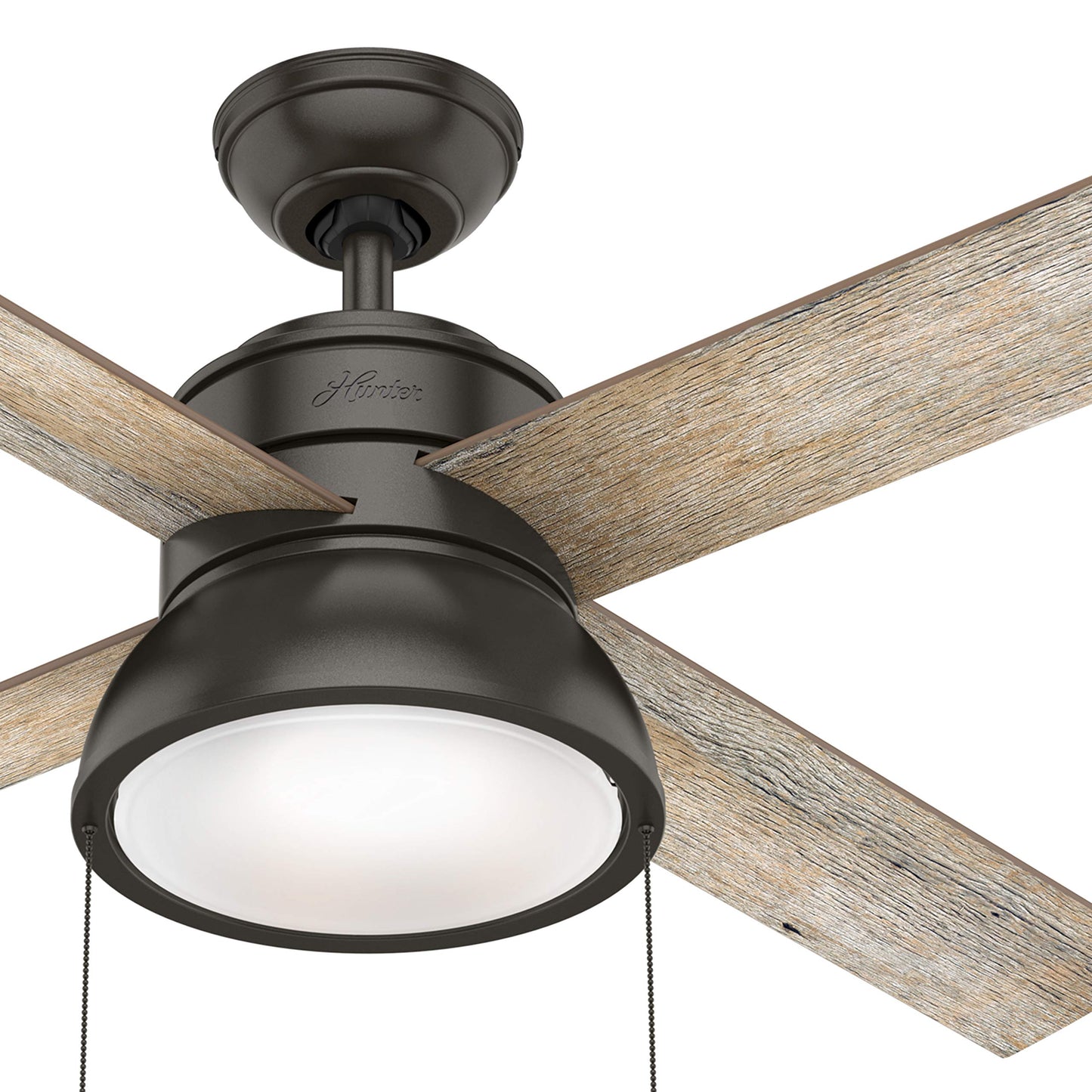 Hunter Fan 52 inch Noble Bronze Ceiling Fan with LED Lights - 4 Blade (Renewed)