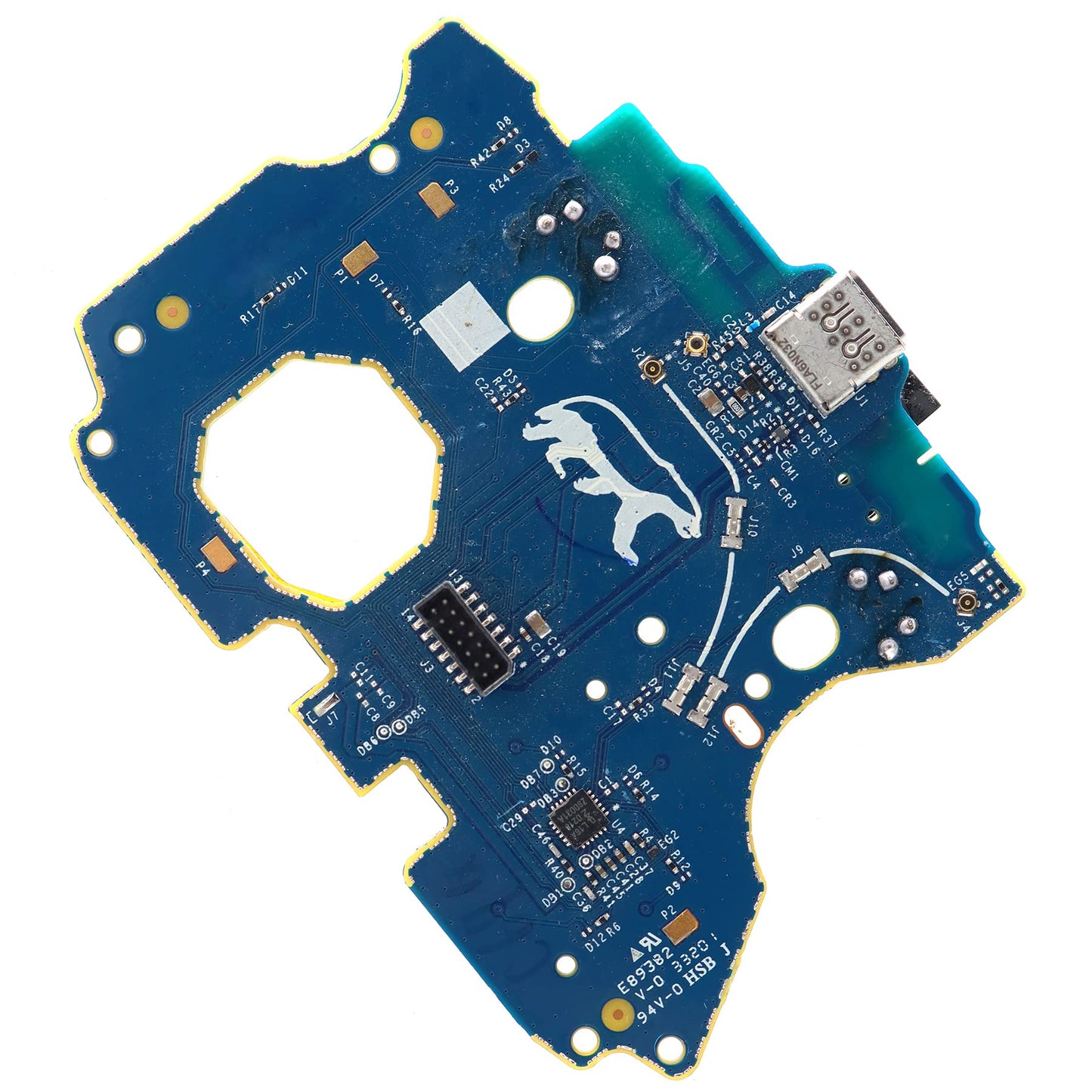 Deal4GO Bottom Daughterboard USB-C Power RB LB Second Circuit Board PCB M1007990 replacement for Xbox one Elite series 2 controller 1797 motherboard