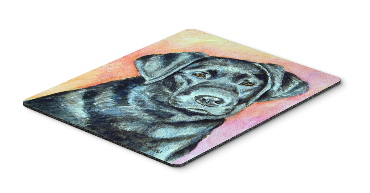 Caroline's Treasures 7177MP Black Labrador Mouse Pad, Hot Pad or Trivet for Home Office Gaming Working Computers Laptop Mouse Mat,Washable Large
