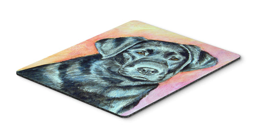 Caroline's Treasures 7177MP Black Labrador Mouse Pad, Hot Pad or Trivet for Home Office Gaming Working Computers Laptop Mouse Mat,Washable Large
