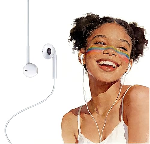 2 Pack Type C Headphones Wired for iPhone 15 16 Pro Max, USB C Earphones with Microphone & Remote Noise Cancelling Earbuds for iPhone 15 Pro Max…