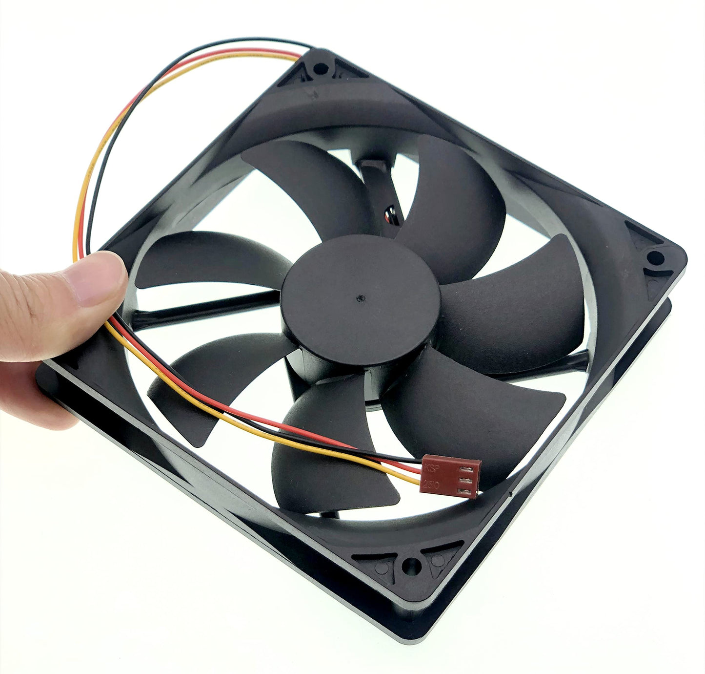 New Case Cooling fan for A12025-12CB-3BN-F1 DF1202512SELN 12025, DC 12V 0.16A 1000RPM 38.6CFM 3-Pin 3-Wire Silent Chassis Fan Size: 120x120x25mm.