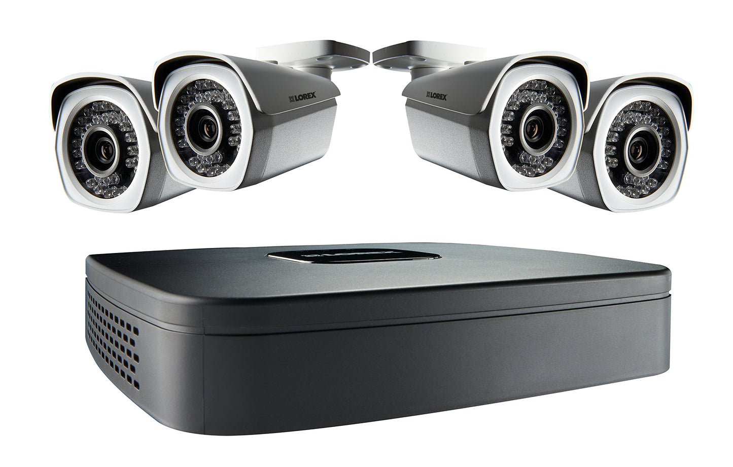 Lorex LNR1141TC4 4Ch 1TB Cloud Connect with 4 x 1080p HD Cameras (Black)