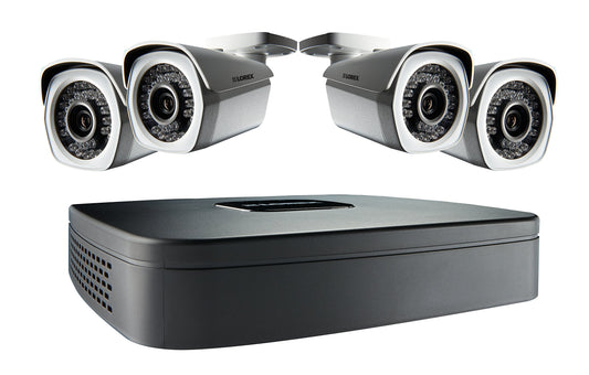 Lorex LNR1141TC4 4Ch 1TB Cloud Connect with 4 x 1080p HD Cameras (Black)