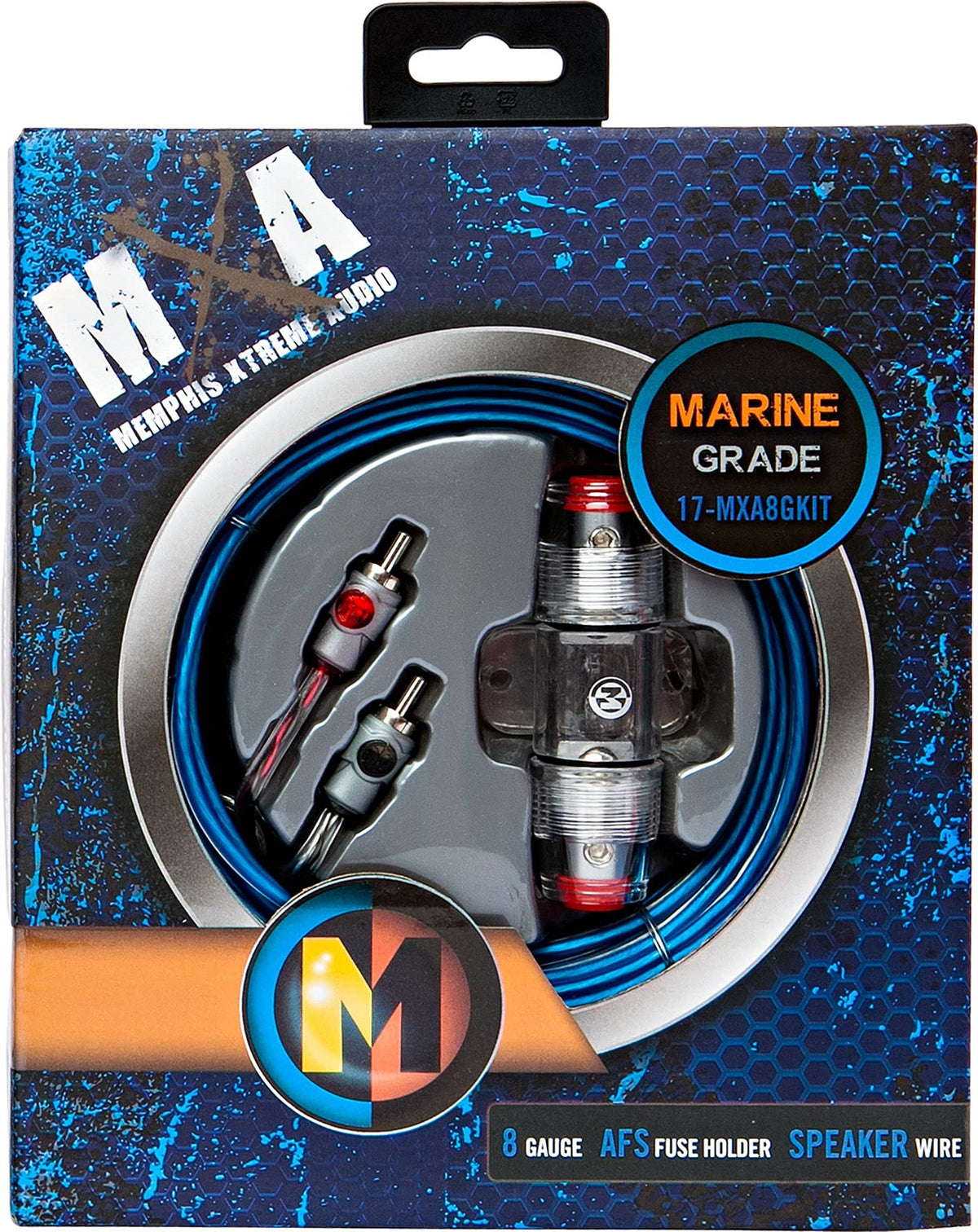 Memphis Audio MXA8GKIT 8AWG Power Kit for UTV and ATV - Includes Speaker Wire