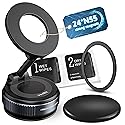 Virellix Magnetic Car Mount, Magnetic Phone Holders for Your Car, Car Phone Holder for Magsafe[24 * N55 Strong Magnets], Suction Cup Phone Mount