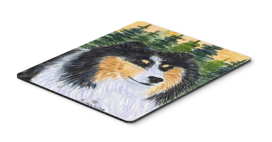 Caroline's Treasures SS8140MP Sheltie Mouse Pad, Hot Pad or Trivet for Home Office Gaming Working Computers Laptop Mouse Mat,Washable Large Mousepad