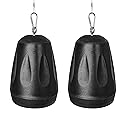 Sound Town 2-Pack 4" All-Weather Pendant Speaker, IP66, Wall Mount, Landscape, 70V/100V/8-Ohm, Indoor/Outdoor Commercial Speaker for Home