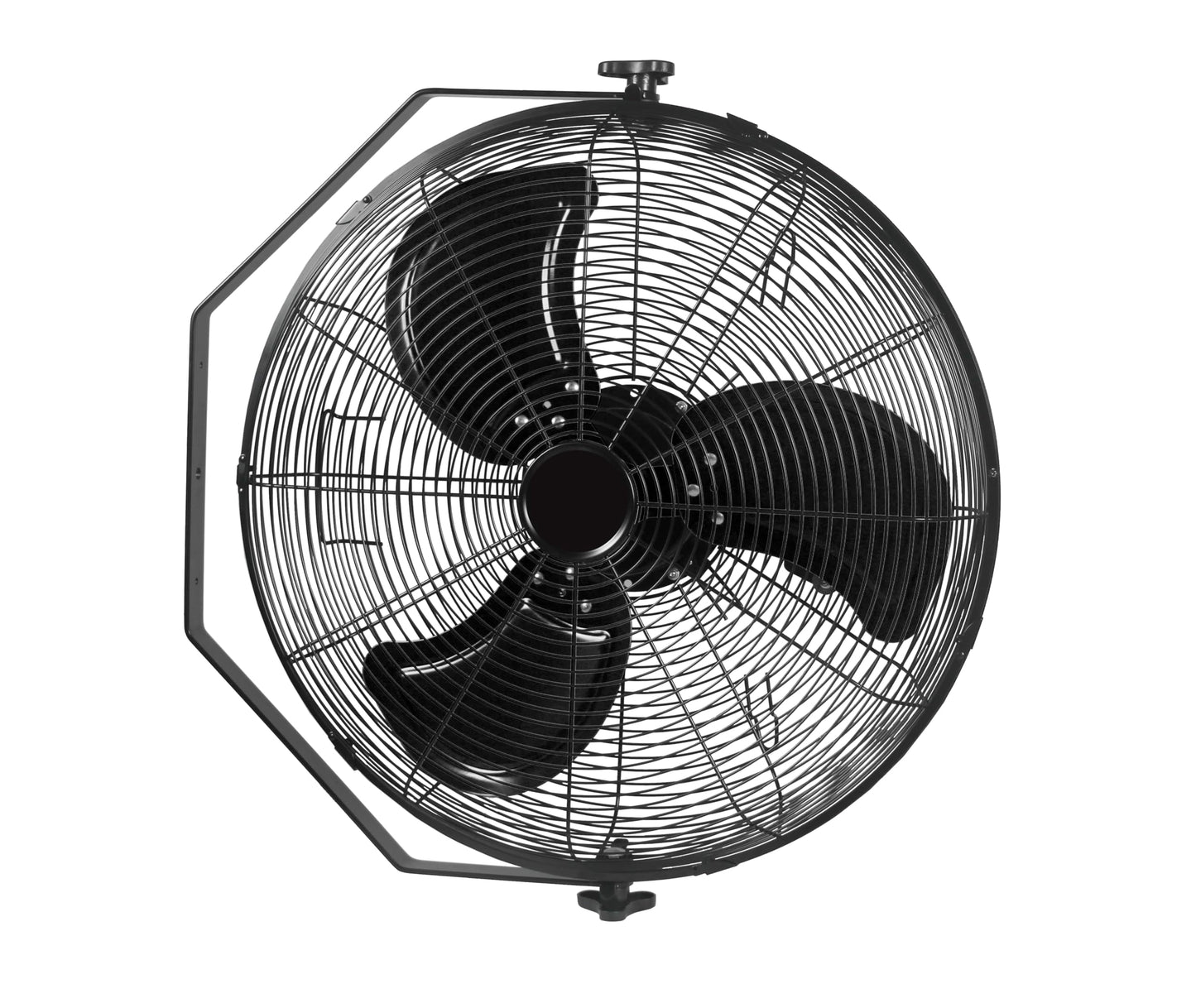 BLOTEK 18-Inch Wall Mount Fan, High Velocity Industrial Fan [W58334] with 3 Speeds, Adjustable Tilt, Quiet Metal Construction, 4650 CFM Air Circulator