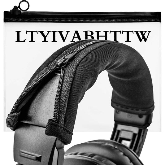 LTYIVABHTTW Replacement Headband Cover Compatible ATH M50X M50 M40X M40 M30X M20X Headphones (Black)