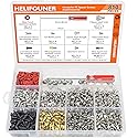 HELIFOUNER 810 Pieces Computer Standoffs Screws Assortment Kit with a Screwdriver