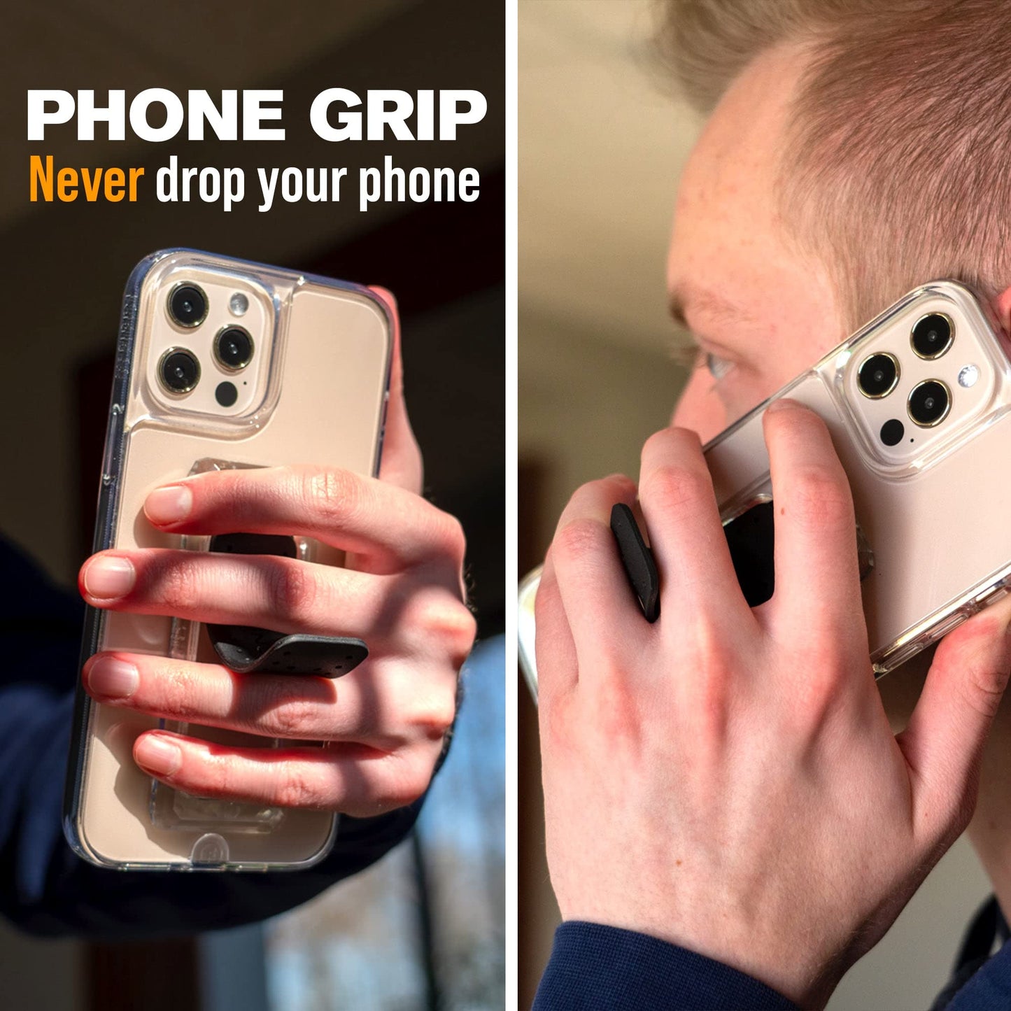 Scooch Wingback | Snap Out Phone Grip, Stand, and Car Mount for Smartphones [Two-Way Stand] Compatible with Any Smartphone and Most Cases, Works