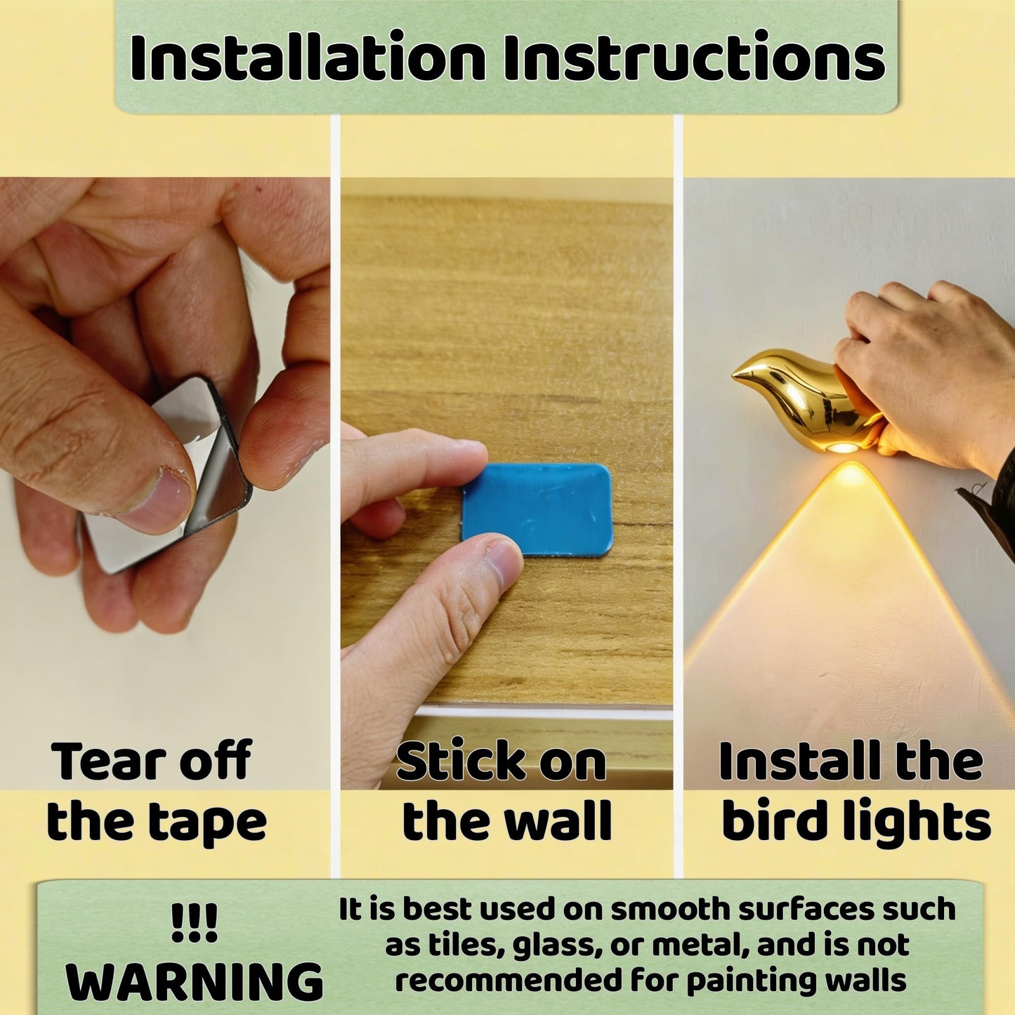 Lumiscintyrws Cute Bird Night Light: Motion Sensor Lights Indoor - Magnetic Mounting & 3 Color Dimmable - One Charge Three Weeks of Worry-Free Use