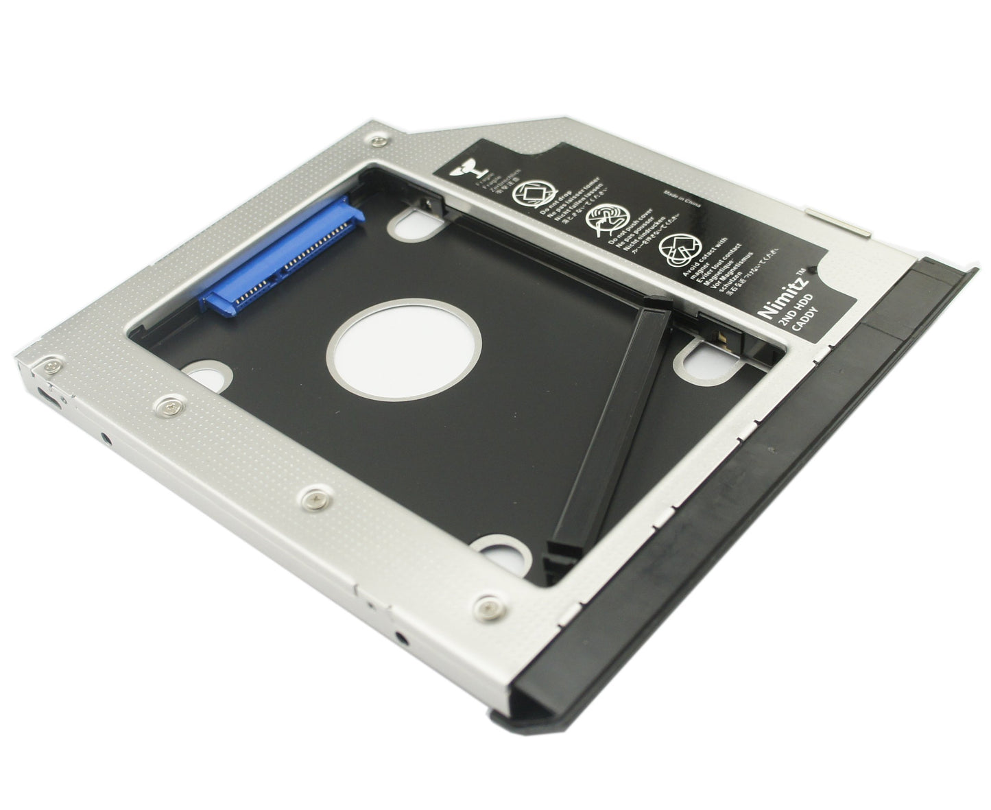 Nimitz 2nd HDD SSD Hard Drive Caddy Adapter Compatible with Dell E6430 E6530 E6420 E6520 E6320 E6330 Modular Bay with Ejector