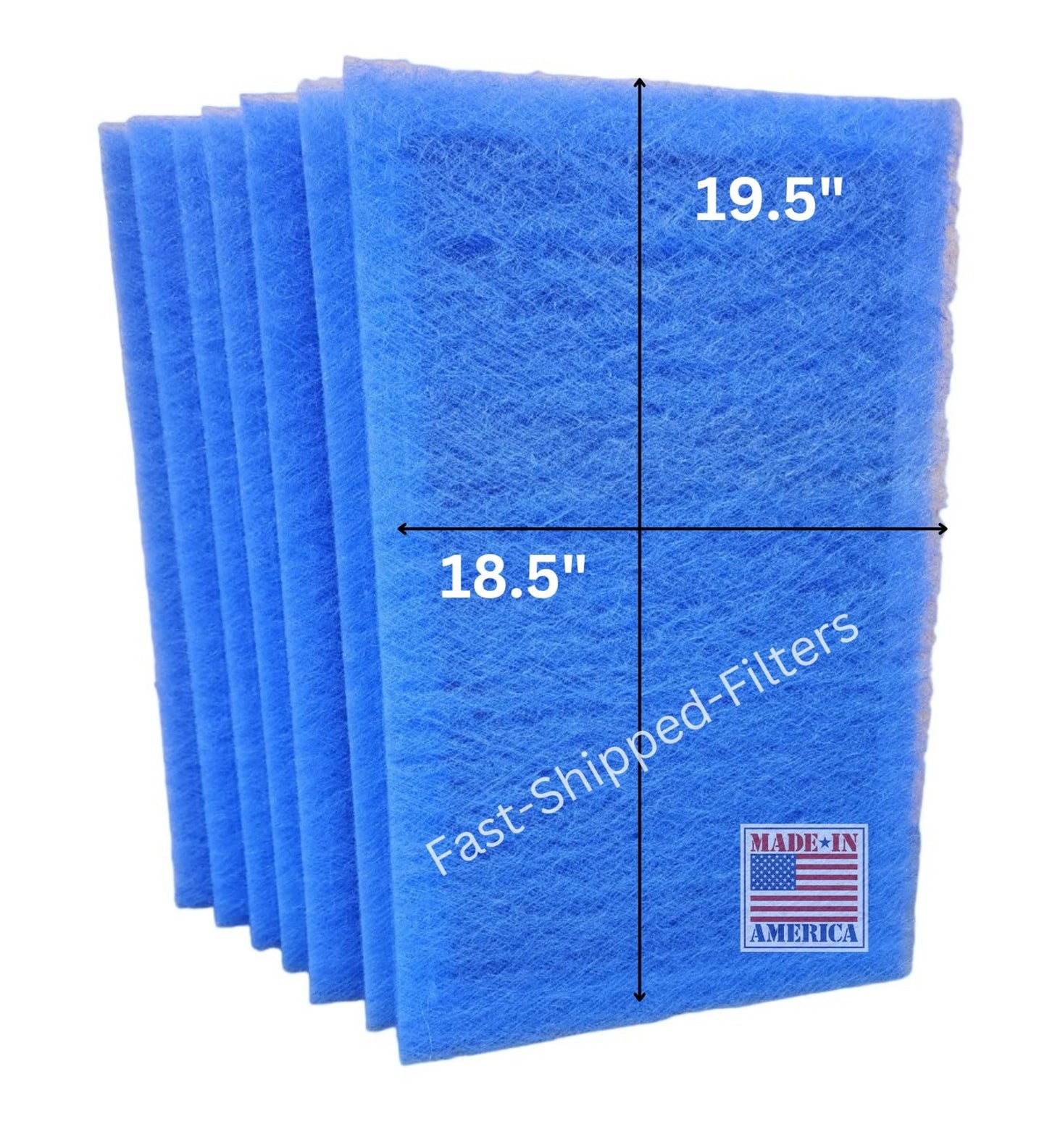Fast-Shipped-Filters 7 Pack 21x21 Replacement Filter Pads Compatible with Dynamic Electronic Air Cleaner 21x21 polarized pads refill