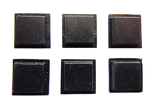 Silicone Rubber Feet Set 12mm(L) x 12mm(W) x 3mm(H) 6pcs [RB49]