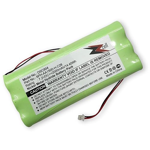 ZZcell® 7.2V Battery Compatible with 6PH-AA1500-H-C28 DSC9047 Power-Series Alarm System ADT DSC Back-Up SCW9045 SCW9047 2000mAh (Please check part…
