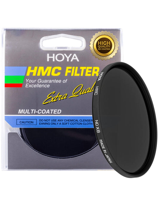 Hoya ND8X Screw-in Neutral Density Camera Lens Filter - 77mm ND filter - 3-Stop Light Reduction - Multi-Coated - Control Shutter Speed & Depth - Ideal