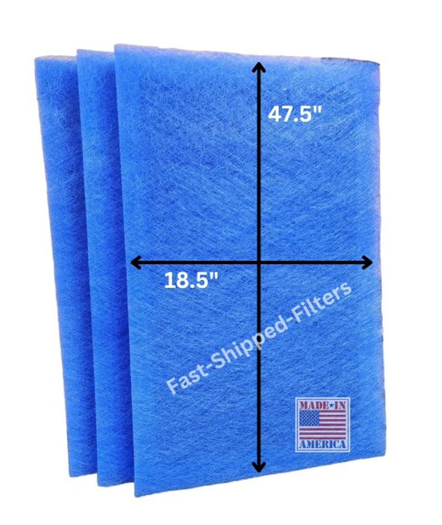 Fast-Shipped-Filters 20x50-3 Pack compatible with Dynamic electronic air cleaner 20x50 replacement polarized filter pads refill