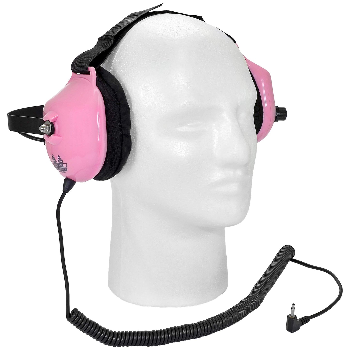 Race Day Electronics Noise-Reducing Race Scanner Headphones - Pink - High-Fidelity Sound, Comfortable Fit, RDE-058-PINK
