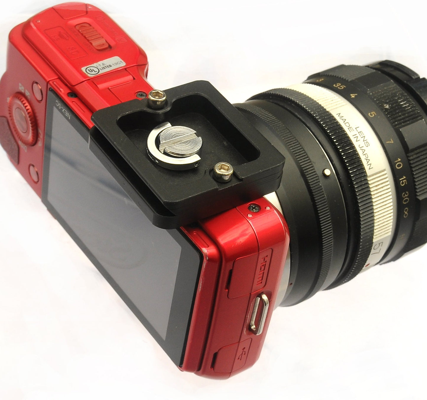 Fotasy 40mm Arca Swiss Plate, 40 mm QR Plate, Quick Release Plate, Small Arca Plate, Tiny Quick Release Plate fits Arca-Swiss Standard Clamp