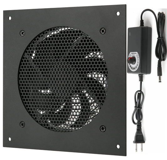 Nalle 120MM Quiet Cooling Single Fan System with Power Adapter and Speed Control for Home Theater AV Cabinets Server Cabinet Greenhouse Cooling 6.3 *