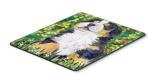 Caroline's Treasures SS8955MP Bernese Mountain Dog Mouse Pad, Hot Pad or Trivet for Home Office Gaming Working Computers Laptop Mouse Mat,Washable