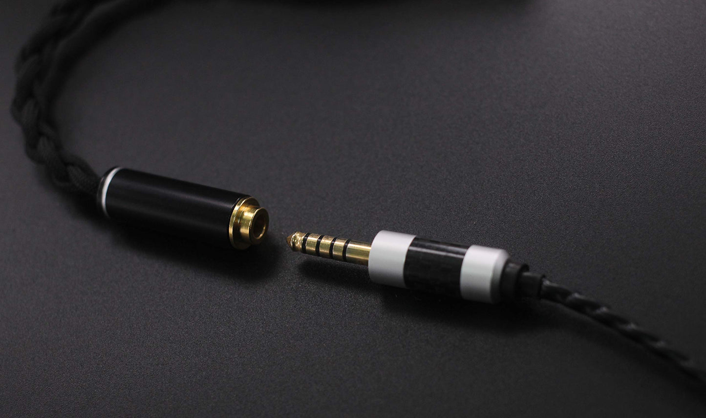 XL4-4 HiFi 4-pin XLR Balanced Male to 4.4mm Trrs Female Balanced Cable, Headphone Audio Adapter. XL4-4.