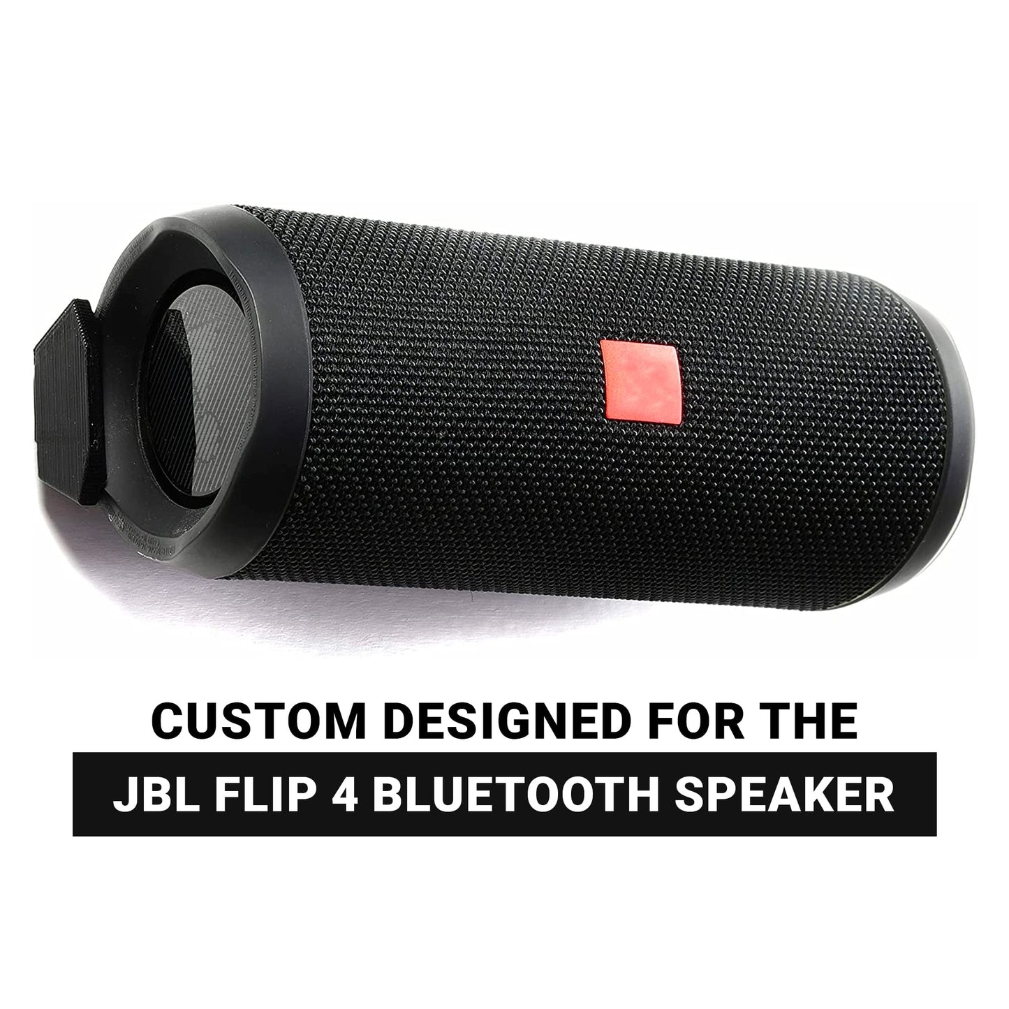 Spartan Mounts Compatible with JBL Flip 4 Bluetooth Speakers | Low Profile Wall Mount Anywhere Design for Home, Office, Studio, Garage, Dorm, Patio