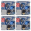 Diann 4pcs MP3 Voice Playback Module DY-SV5W Player Music Voice Board IO Trigger UART Serial Adapter Control Playback Module Sound Board Amplifier