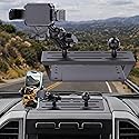 Surfcabin Dash Mount Phone Holder Compatible with 2015-2020 F150 2017-2022 F250 F350 Metal Cellphone Mounting Bracket Stand for Most CellPhones