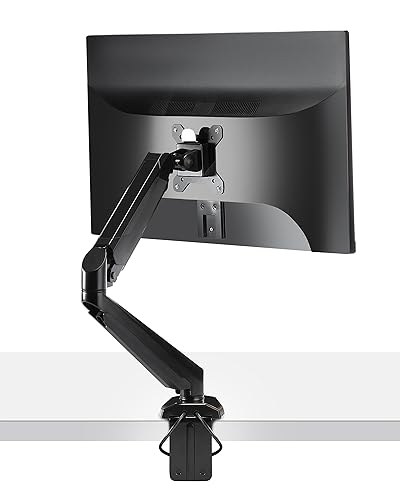 Fotolux Full Motion Ultra-flex Gas Spring Swivel LCD Desk Monitor Mount For 15"-27" With USB And Audio Ports - Easy Installation With Quick Release