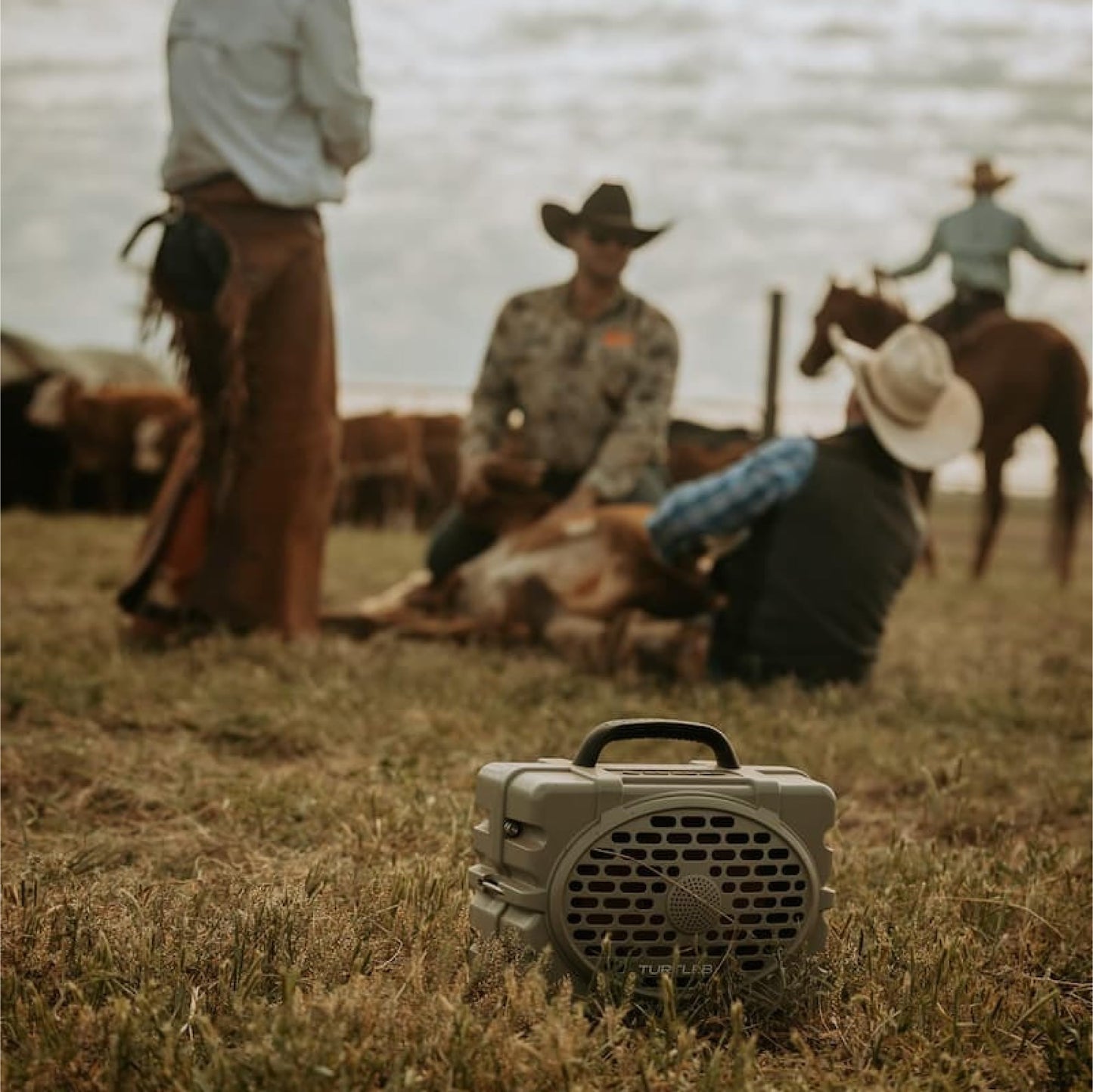 Turtlebox Original Gen 3: Portable Outdoor Bluetooth Speaker - Ultra-Loud (120dB), Waterproof (IP67), Rugged, Impact-Resistant, 3-Day Battery | Party