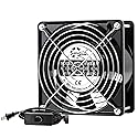 SXDOOL AXIAL Cooling Fan 12cm, AC 115V 120V 120mm x 38mm High Speed CFM with Switch Power Cord, for DIY Ventilation Exhaust Projects