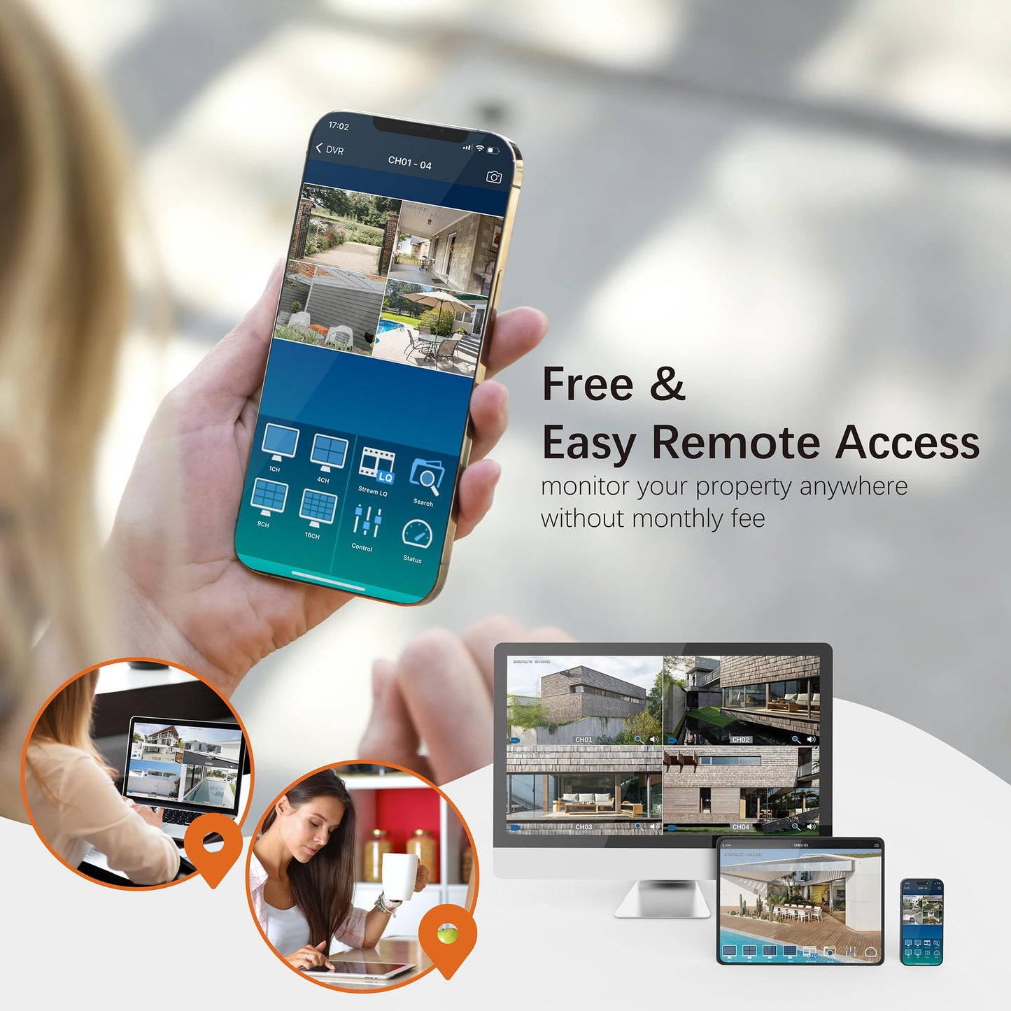 TIGERSECU Super HD 1080P 16 Channel DVR Security Recorder with 2TB Hard Drive, Hybrid 6-in-1 CCTV DVR Recorder Compatible with 2MP and 5MP TVI, AHD